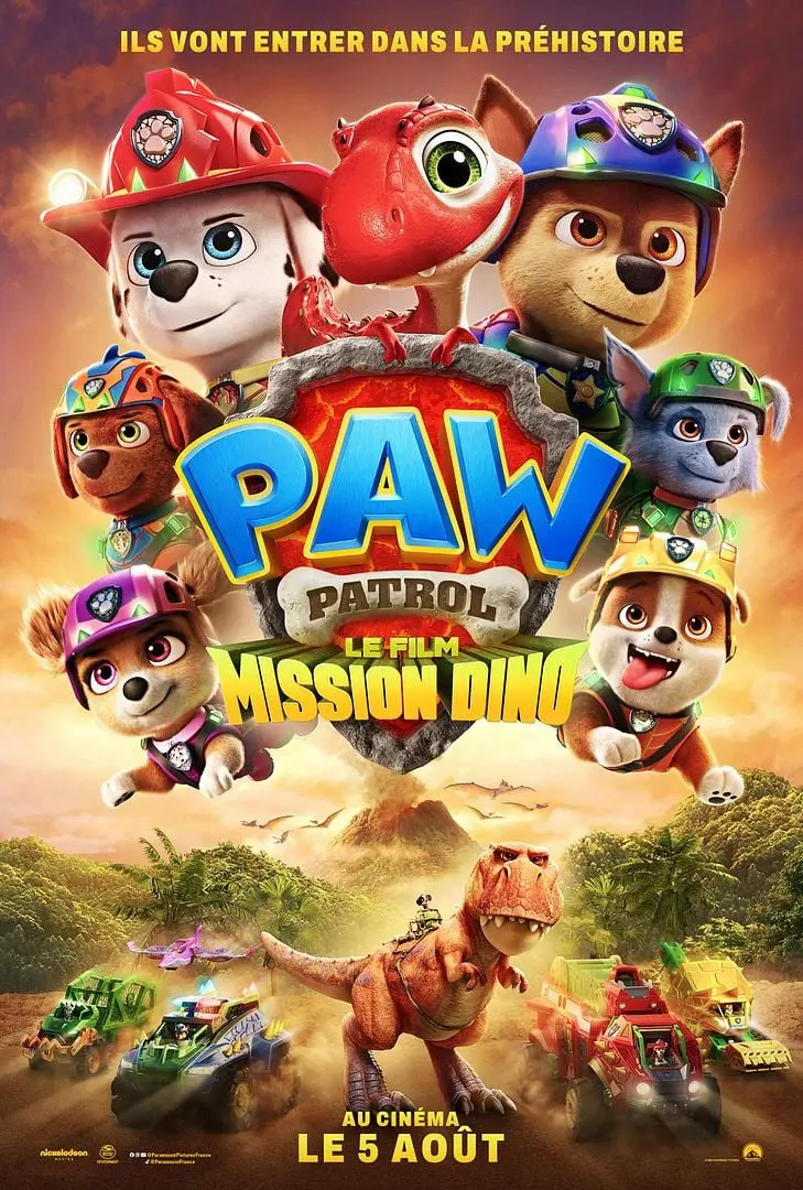 Cinéma :  Pat Patrouille mission Dino