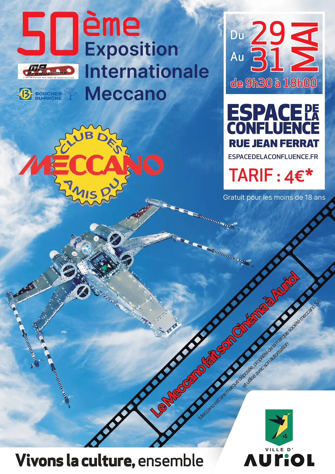 Affiche de la 50ème Exposition Internationale Meccano