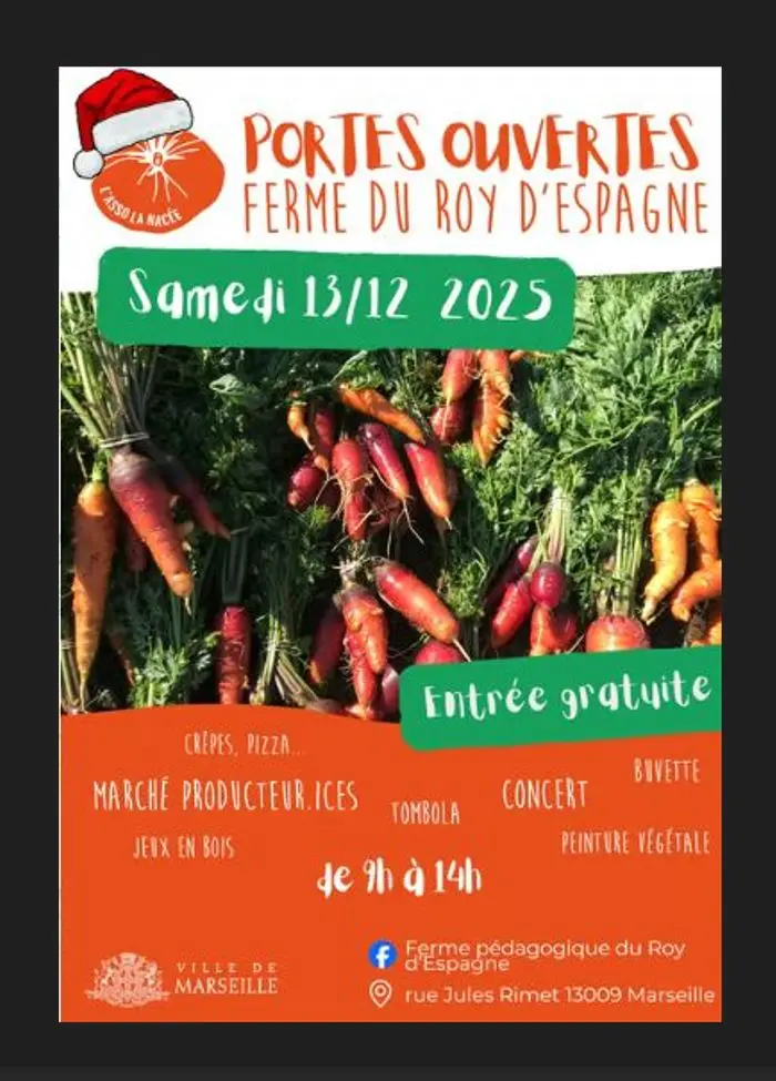 Marché de Noël festif à la ferme du Roy d'Espagne