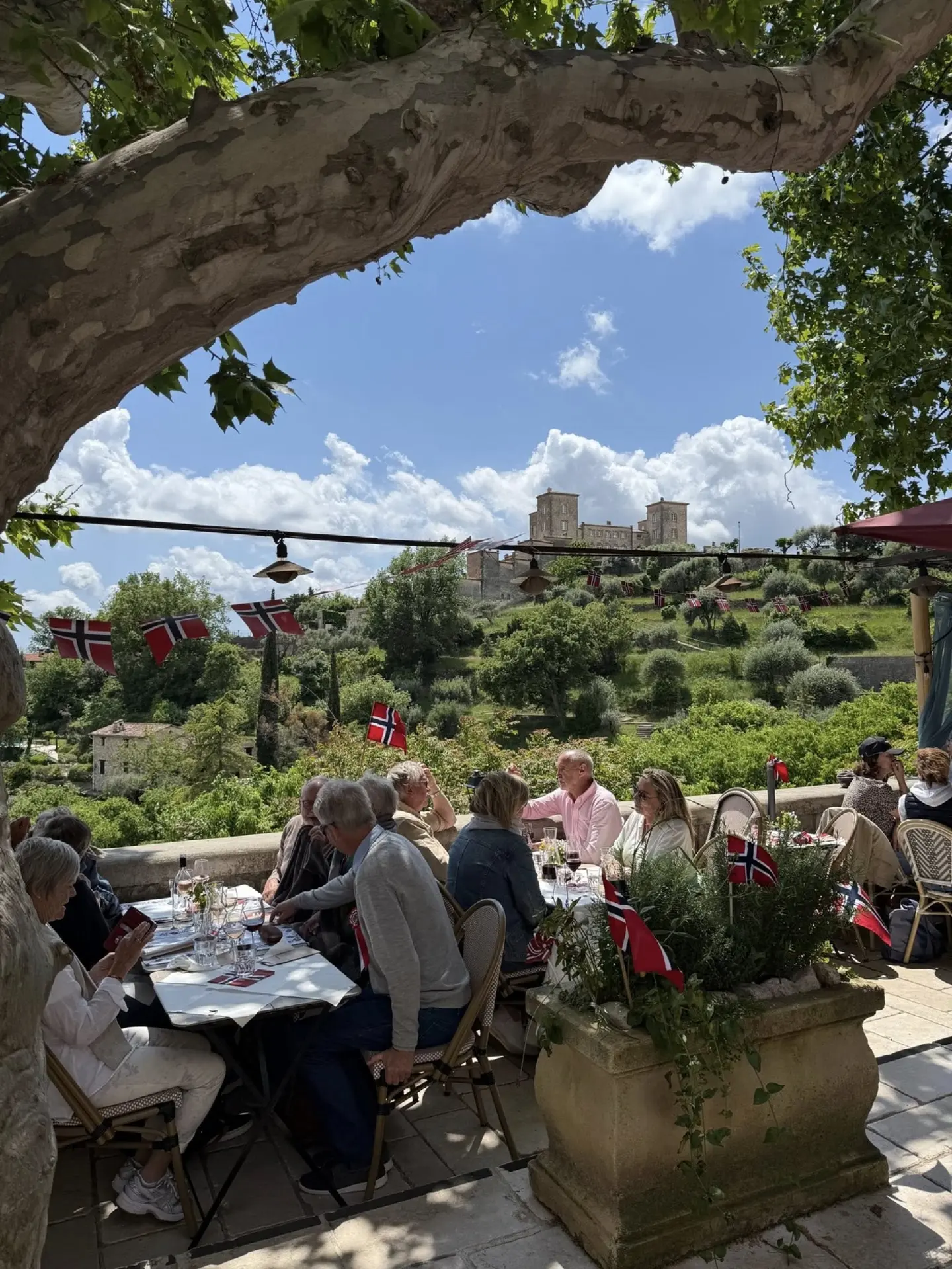 En terrasse