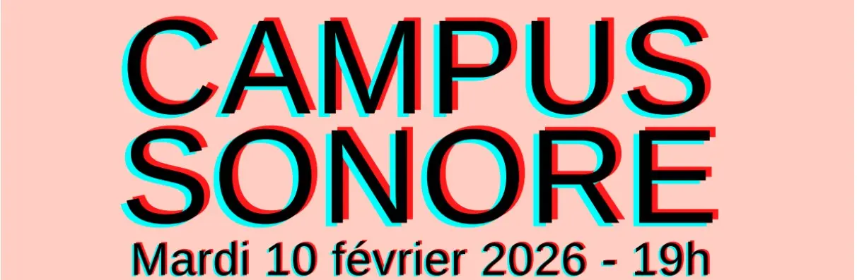 Visuel Campus sonore 2026_Avignon