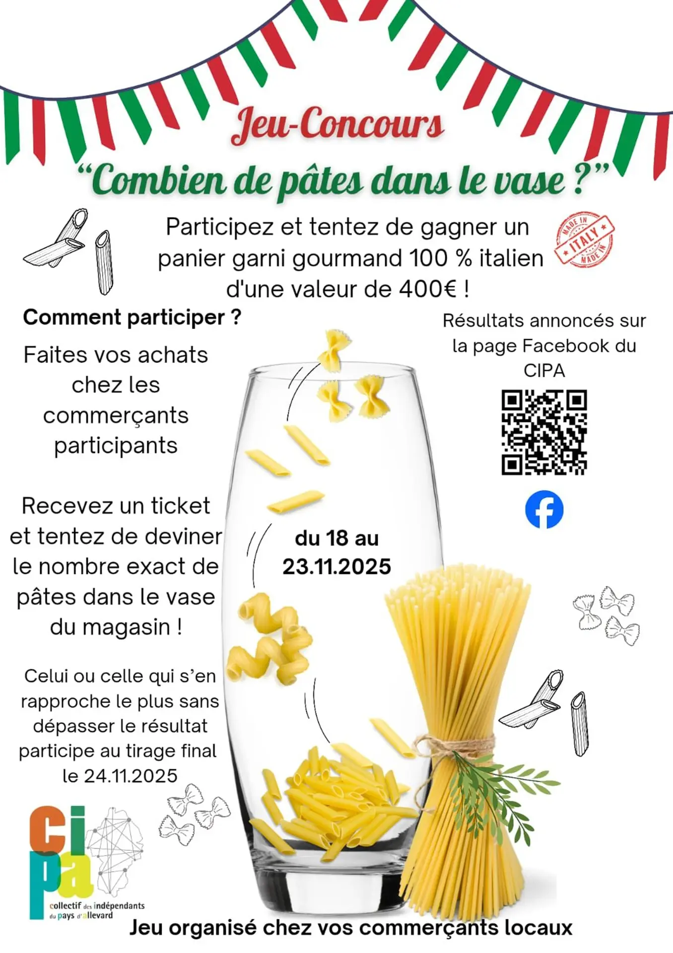 Jeu concours - Les journées italiennes dans le pays d'Allevard