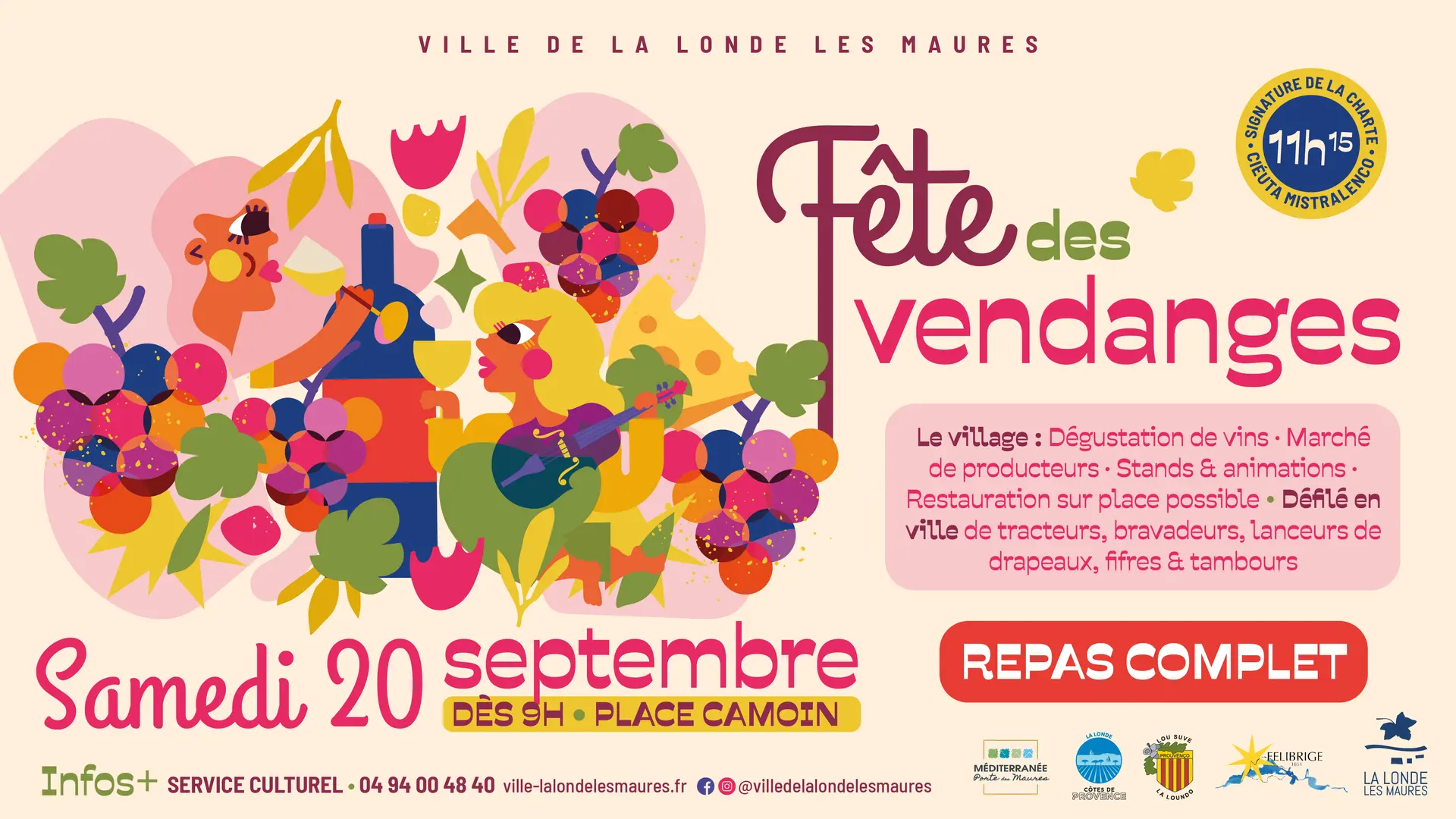 Les fêtes des vendanges à La Londe