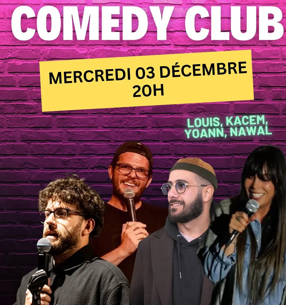 Soirée Comedy Club au NM_Belley