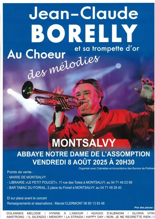 Concert du trompettiste Jean-Claude Borelly