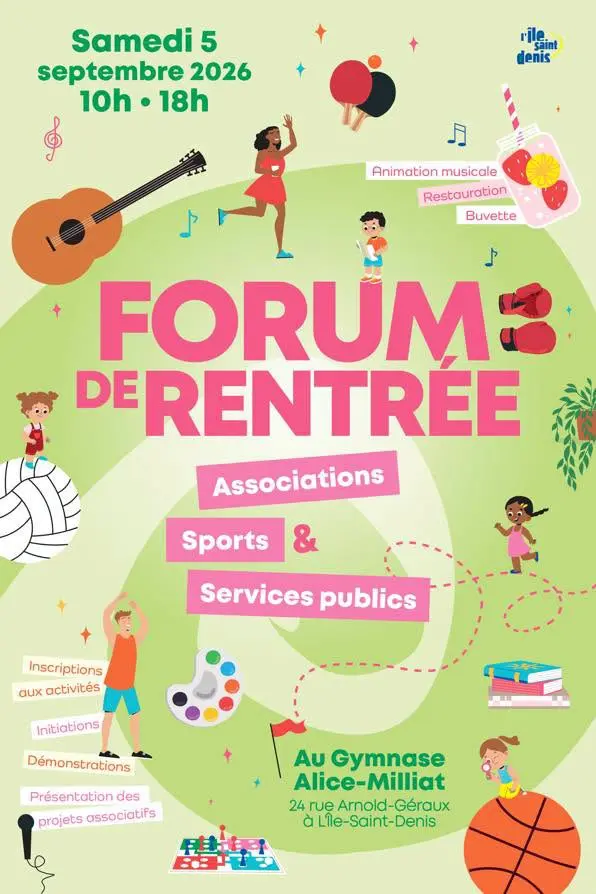 Evènement - Forum des associations de L'Île-Saint-Denis_L'Île-Saint-Denis