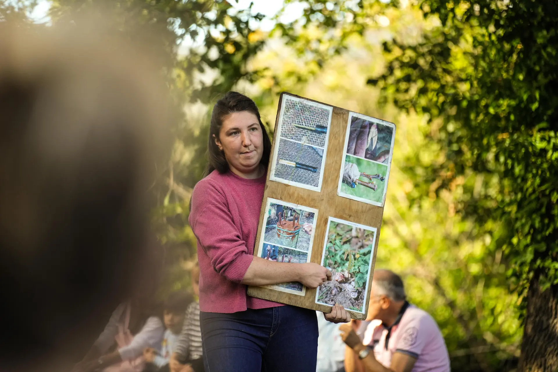 Atelier du petit castanéiculteur à la Châtaigneraie Godissard à Collobrières