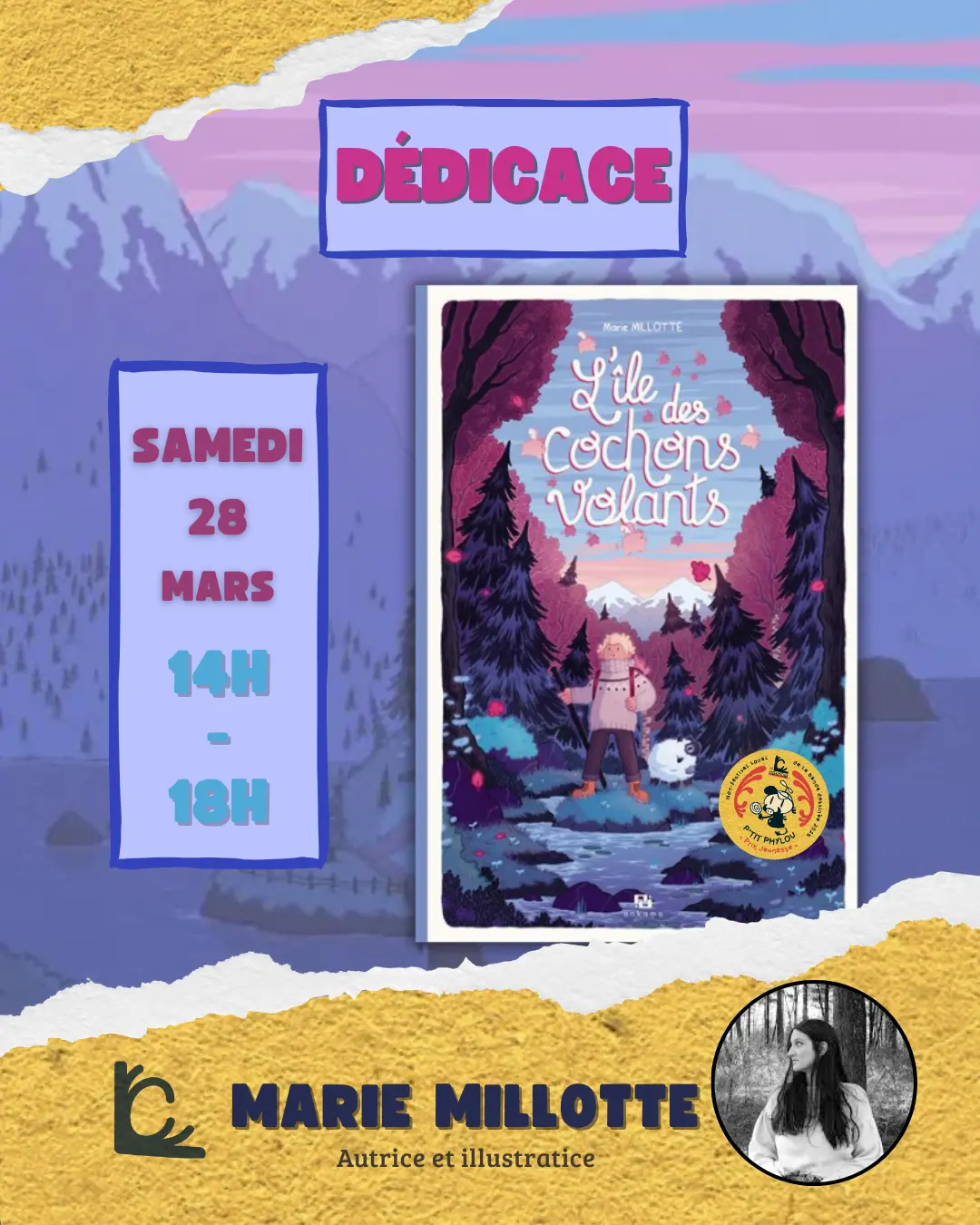 Rencontre dédicace avec Marie Millotte