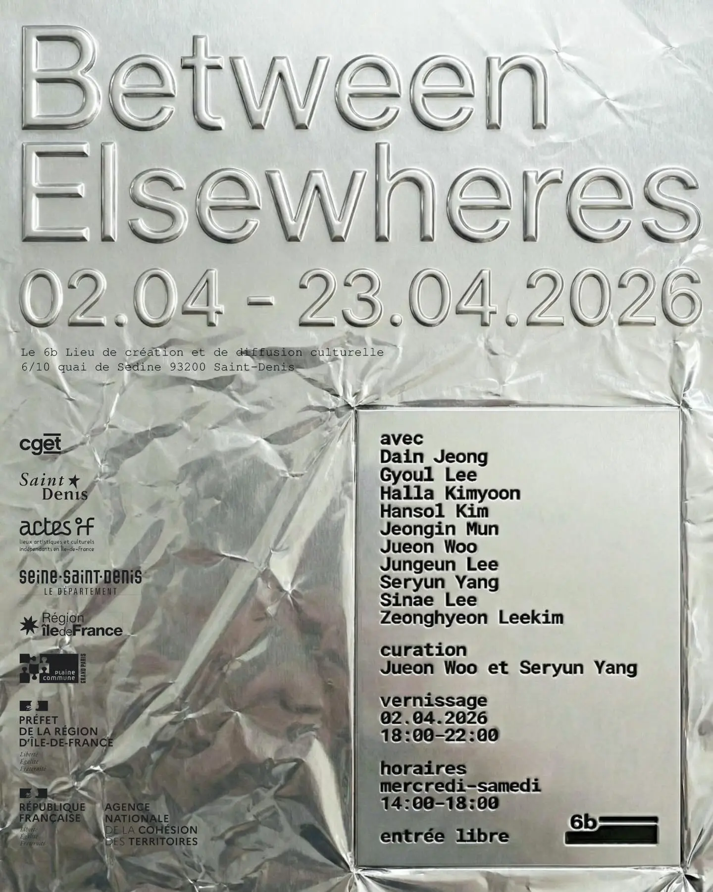 Exposition - Between Elsewheres_Saint-Denis