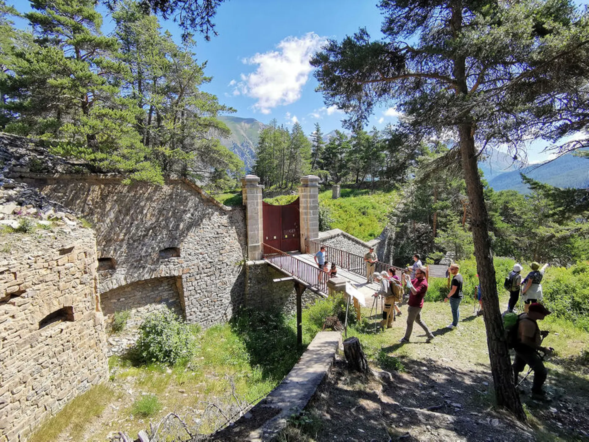 Visite de la Batterie des Caurres (fort de Tournoux)