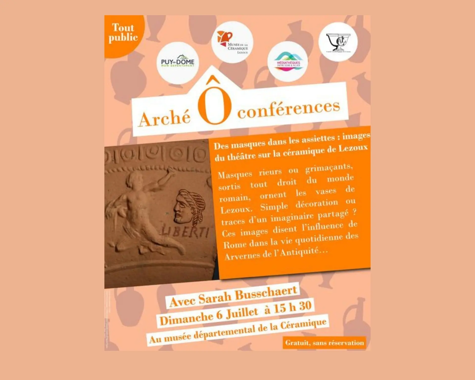 Arché Ô conférence - Des masques dans les assiettes