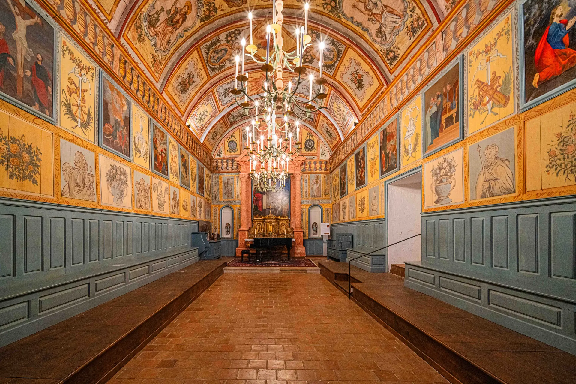 Intérieur de la chapelle des pénitents