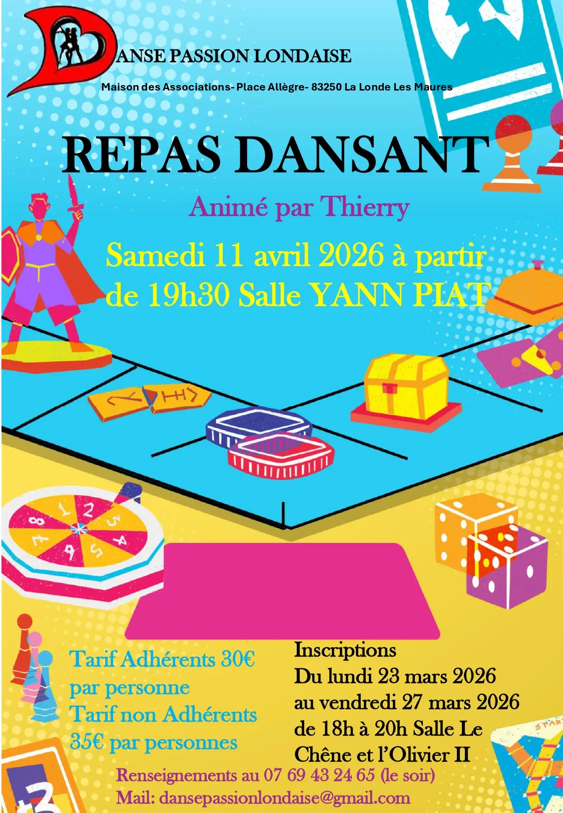 Les repas dansant en Méditerranée Porte des Maures
