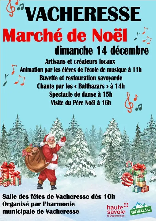 Affiche marché de noël