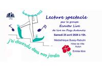 Lectures par le groupe écouter-lire “j’ai descendu dans mon jardin ...
