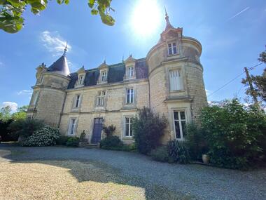 Château Sainte Marie à Fors - côté cour
