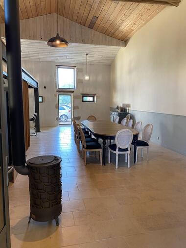 Salle de réception des Logis d'Eglantine
