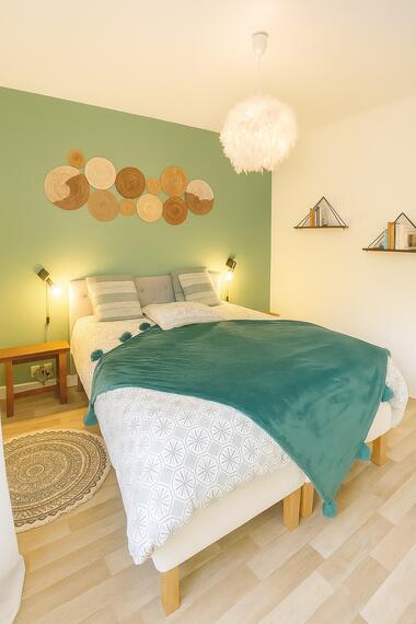 chambre avec lit 160x200