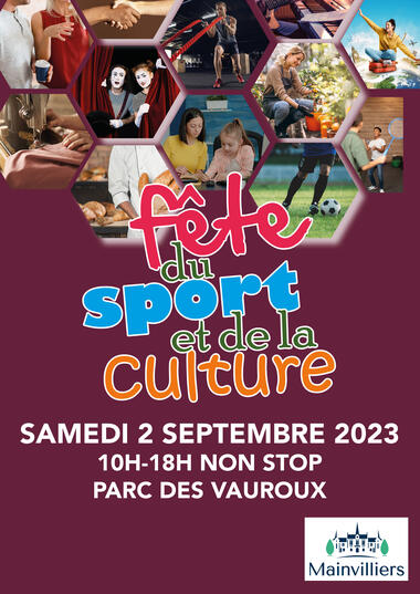 fête sport et culture - affiche A3