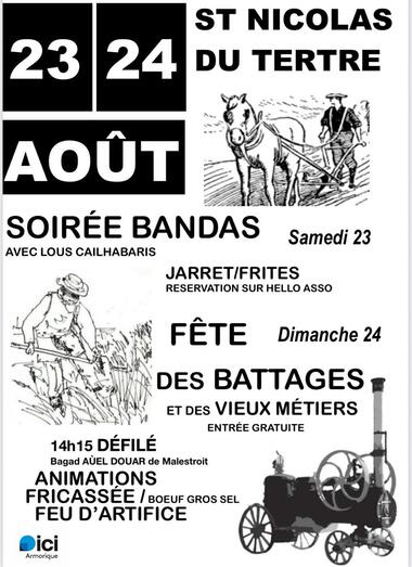Affiche Fête des Battages-St-Nicolas-2025