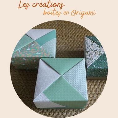 Création boites en Origami - boite origami