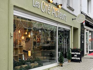 Boutique - les Créacteurs de Ploërmel - artisanat local - devanture