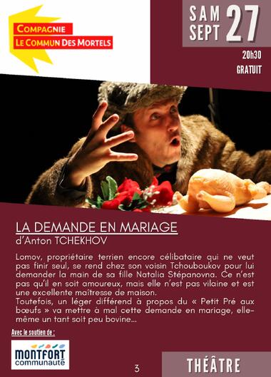 La demande en mariage