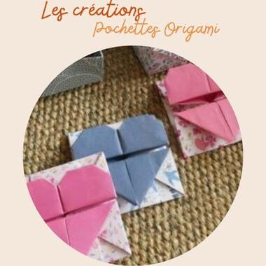 Création boites en Origami - pochette origami