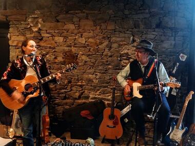 Concert - Duo - Hoboes - Café - Forge - Guillac - Morbihan