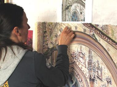 visite_artistique_Josselin_pastel_DestinationBrocéliande