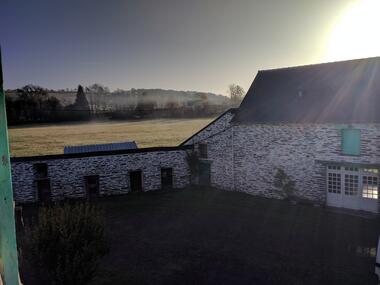 Auberge le Pont du Secret_Paimpont_vue matin