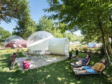 Bubble room - Hébergements insolites - Camping des Cerisiers - Guillac - Morbihan - Bretagne