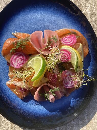 Crêperie La Fée Gourmande_Paimpont__Le GRAVLAX DE SAUMON