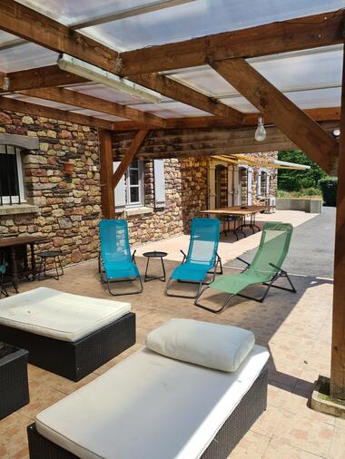 Gîte La Lorien de Brocéliande_Paimpont_terrasse