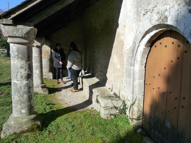 Le repos des pellerins, chapelle Sainte-Catherine à Lizio - Morbihan - Bretagne