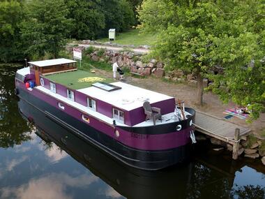 Hébergement insolite - Péniche Orphée - Lanouée - Morbihan - Bretagne