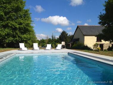Piscine du logis étang de l'Aune à Iffendic (c)forêt-broceliande