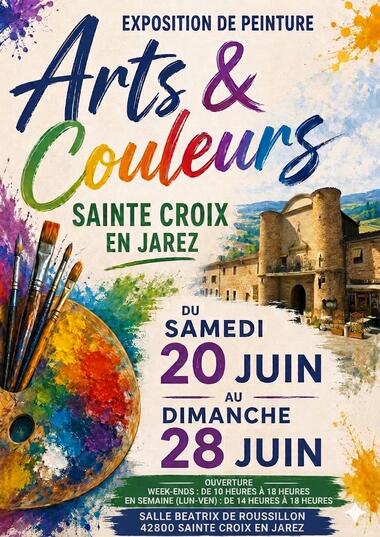 Expostion Arts et couleurs_Sainte-Croix-en-Jarez