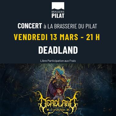 La Brasserie du Pilat - Concert - DeadlanD_Saint-Julien-Molin-Molette