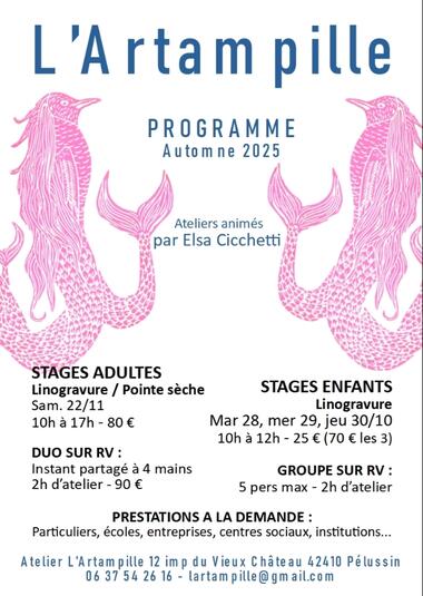 Atelier linogravure adultes_Pélussin