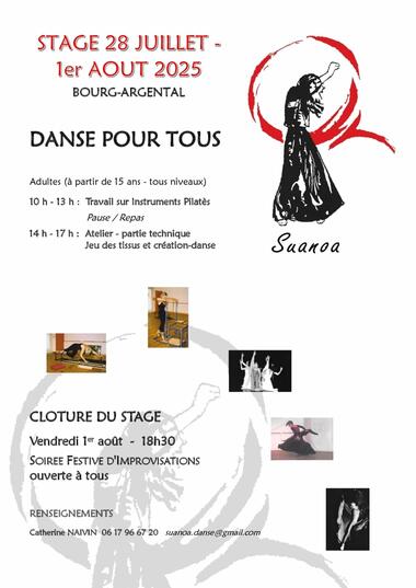 Stage de danse pour tous_Bourg-Argental