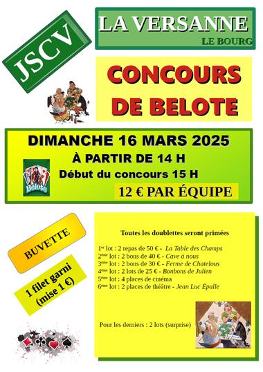 Concours de belote_La Versanne