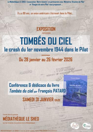 Expo "Tombés du ciel : le crash du 1er novembre 1944"_Pélussin