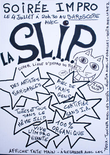 Théâtre d'impro au Baroscope avec la Slip_Pélussin