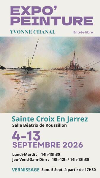 Exposition de peintures_Sainte-Croix-en-Jarez
