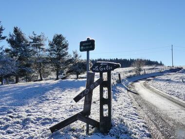 L'hiver parfois sous la neige