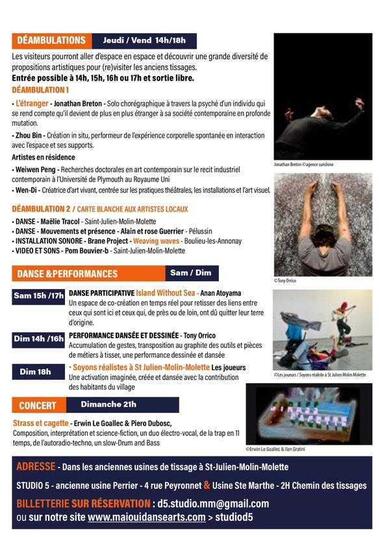 Première édition du Festival d5_Saint-Julien-Molin-Molette