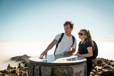 Table d'orientation du crêt de l'Oeillon