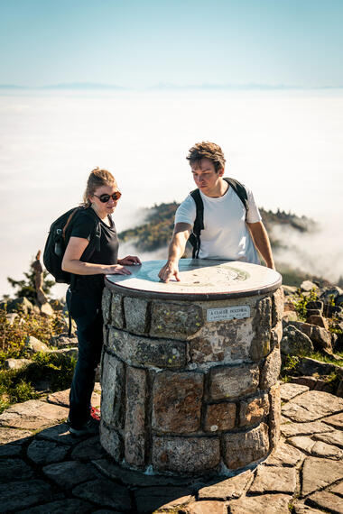 Table d'orientation du crêt de l'Oeillon