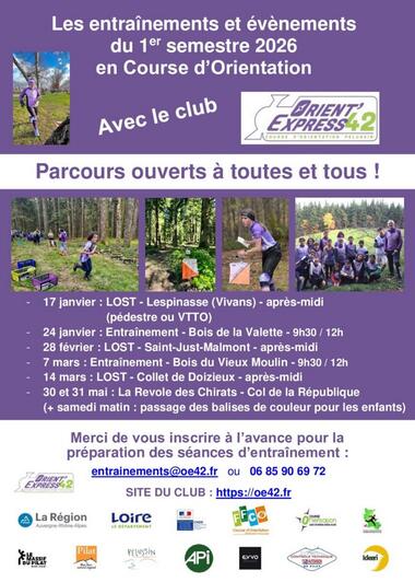 Entrainement de course d'orientation ouvert à tous_Pélussin